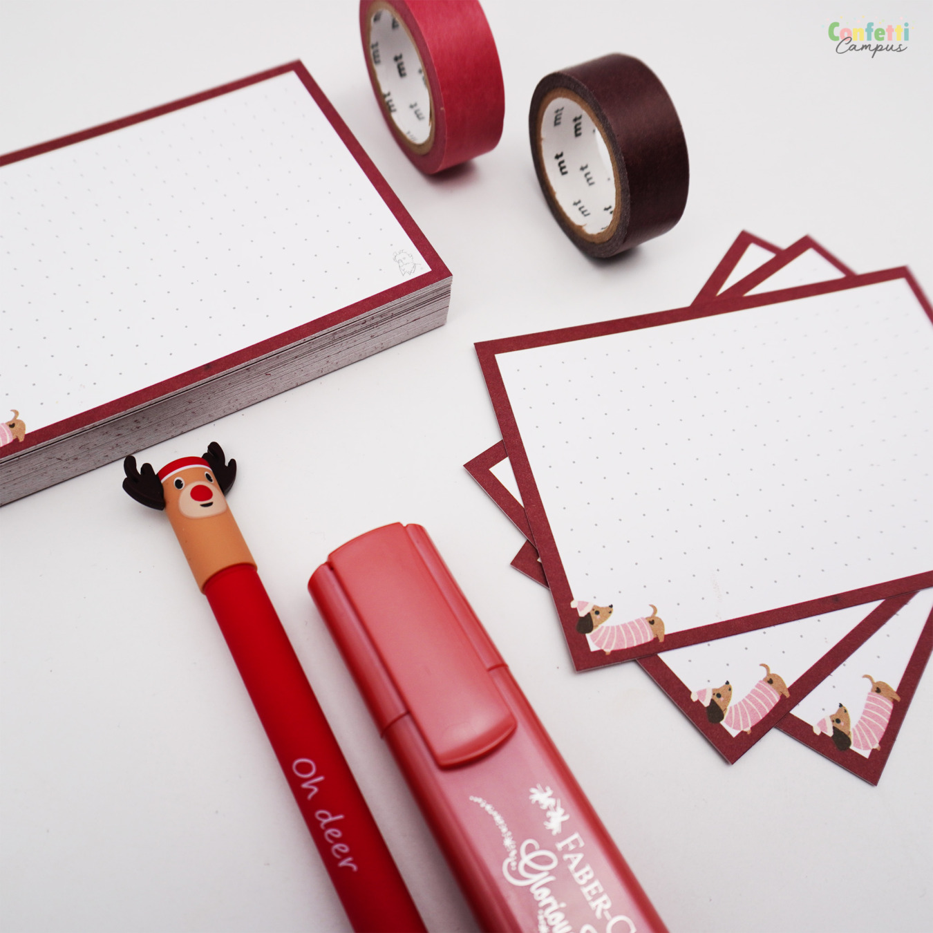 Eberhard Faber Uitwisbare Pen Erase-it Christmas Special 3 stuks