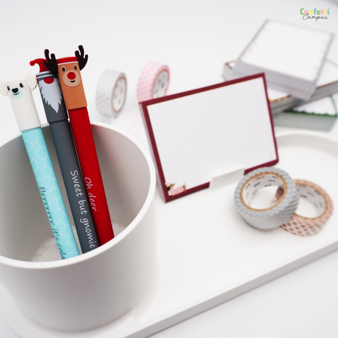 Eberhard Faber Uitwisbare Pen Erase-it Christmas Special 3 stuks