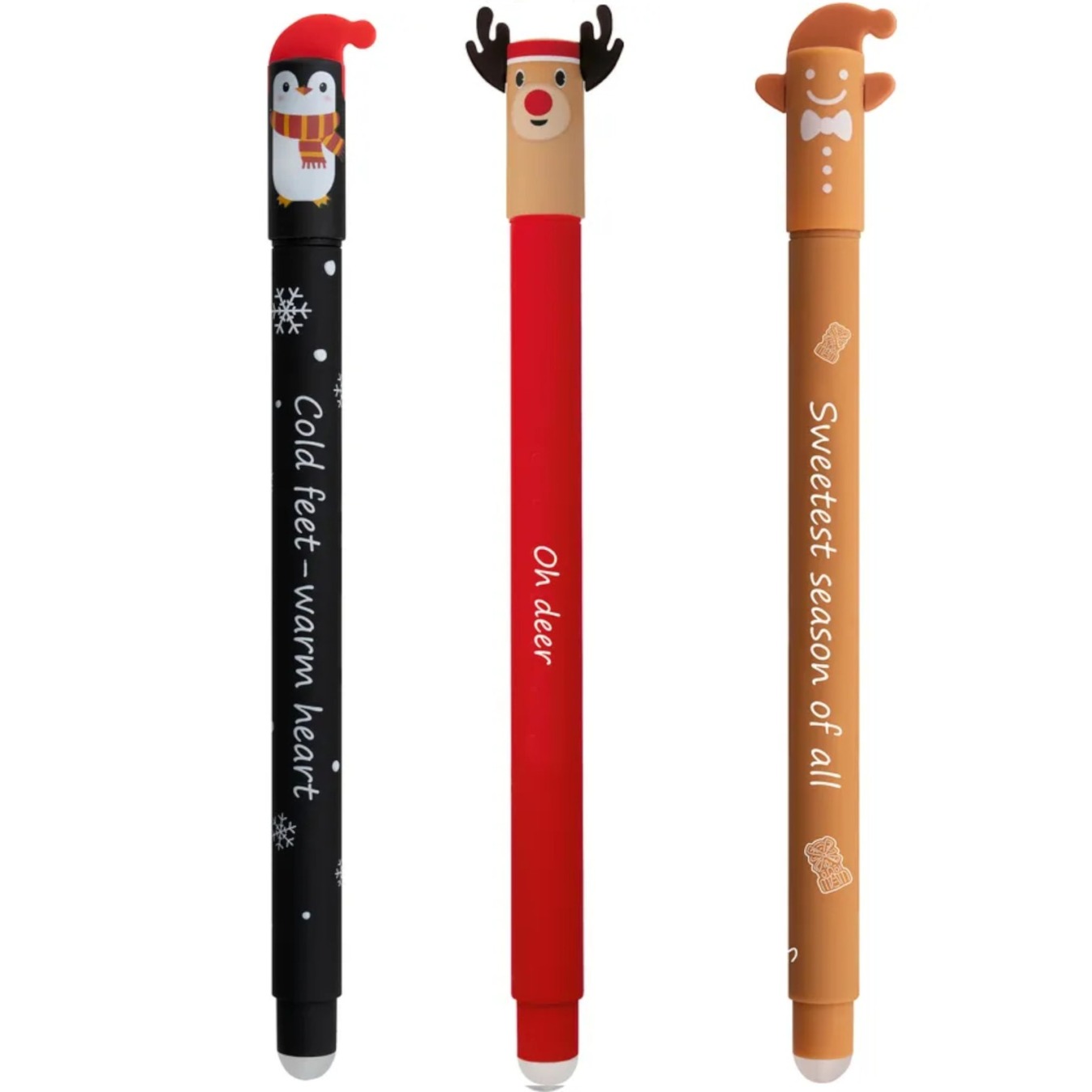 eberhard faber uitwisbare pen erase-it christmas special 3 stuks