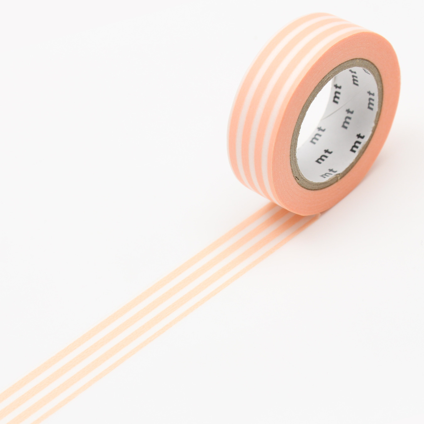MT Washi Tape Border Peach Cream