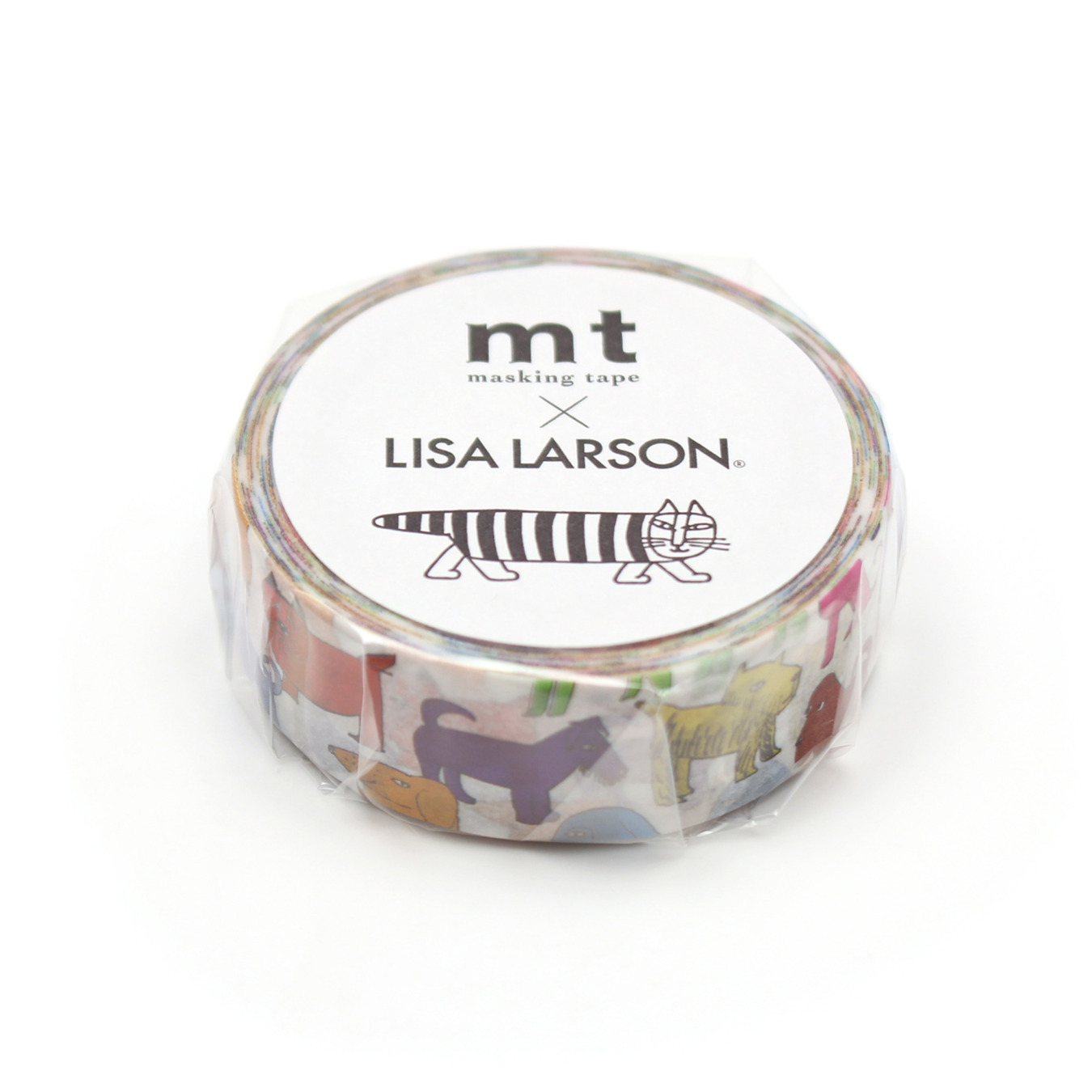 MT Washi Tape Colorful Dog