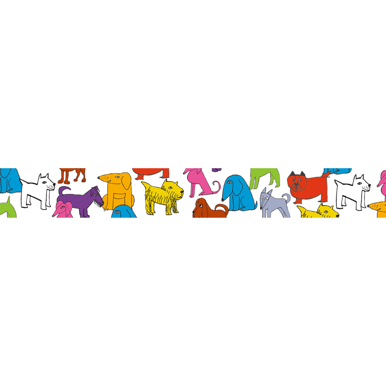 MT Washi Tape Colorful Dog