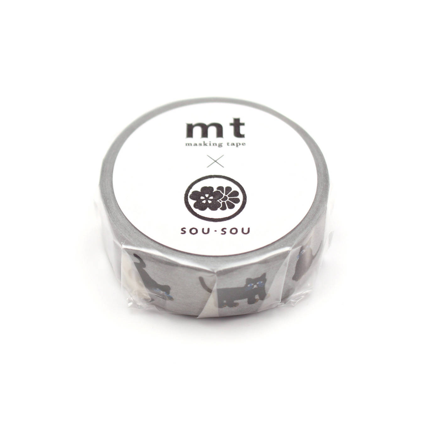 MT Washi Tape Black Cat Neko