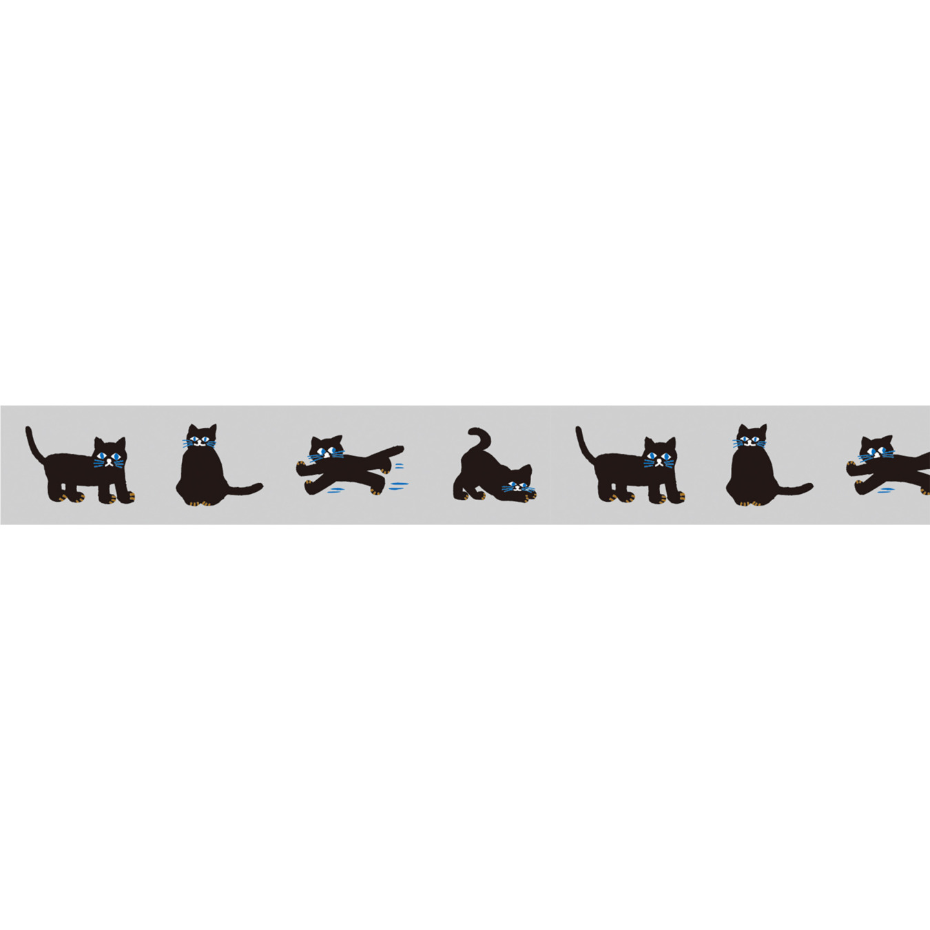 MT Washi Tape Black Cat Neko