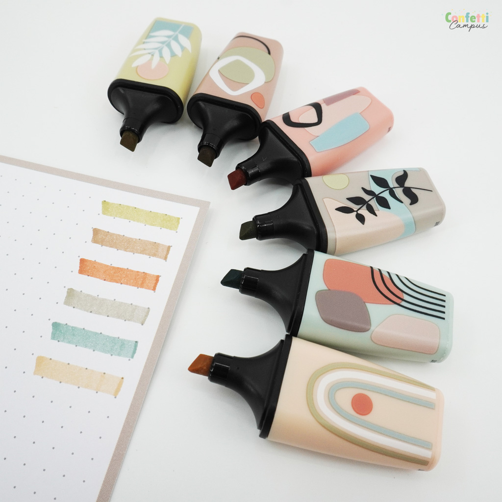 STABILO BOSS ORIGINAL Markeerstift Mini Naturevibes 6 kleuren