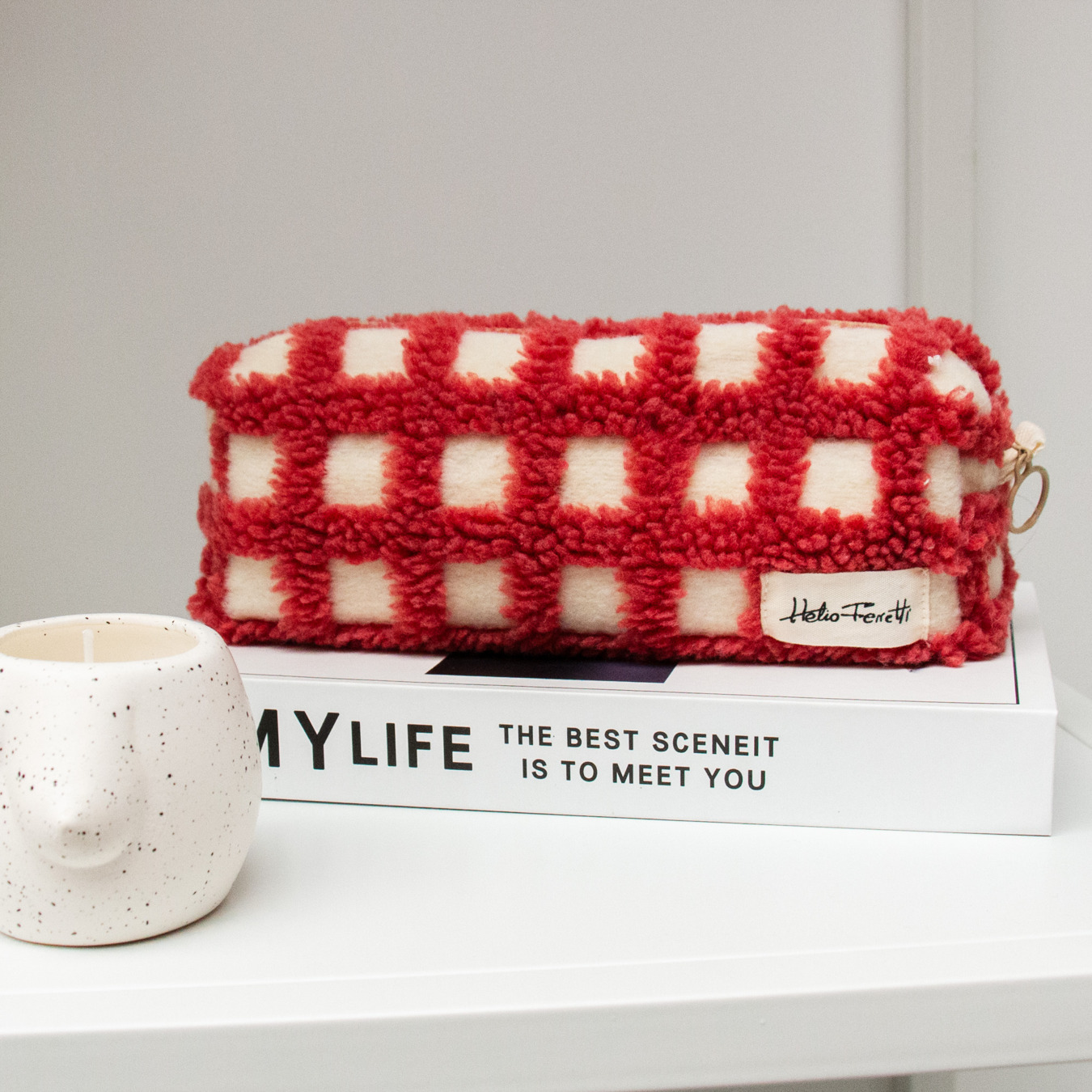 Helio Ferretti Etui Vichy Red