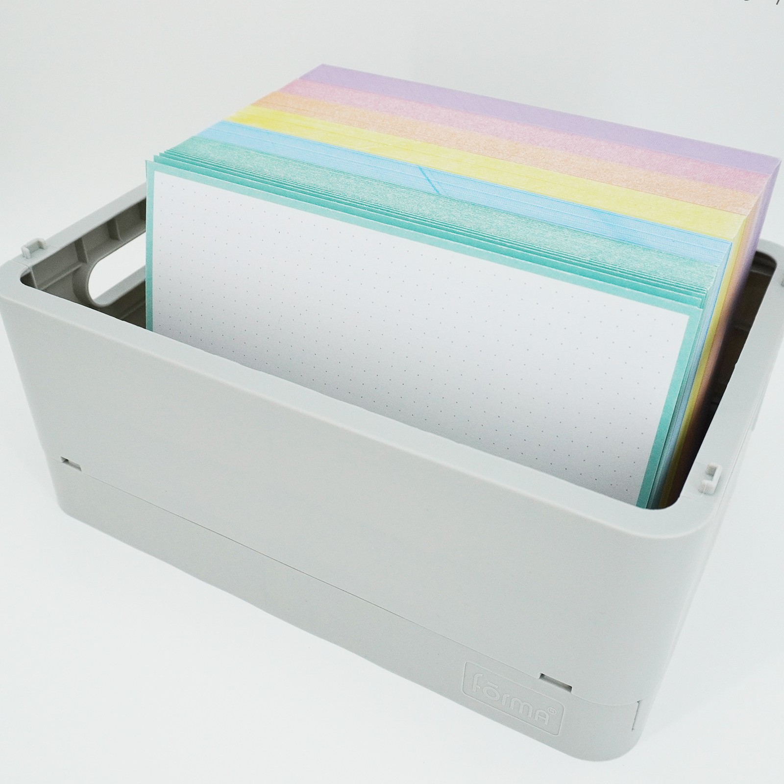 Leitner Flashcards Pakket A5 Gelinieerd Pastel 300 stuks - Confetti Campus