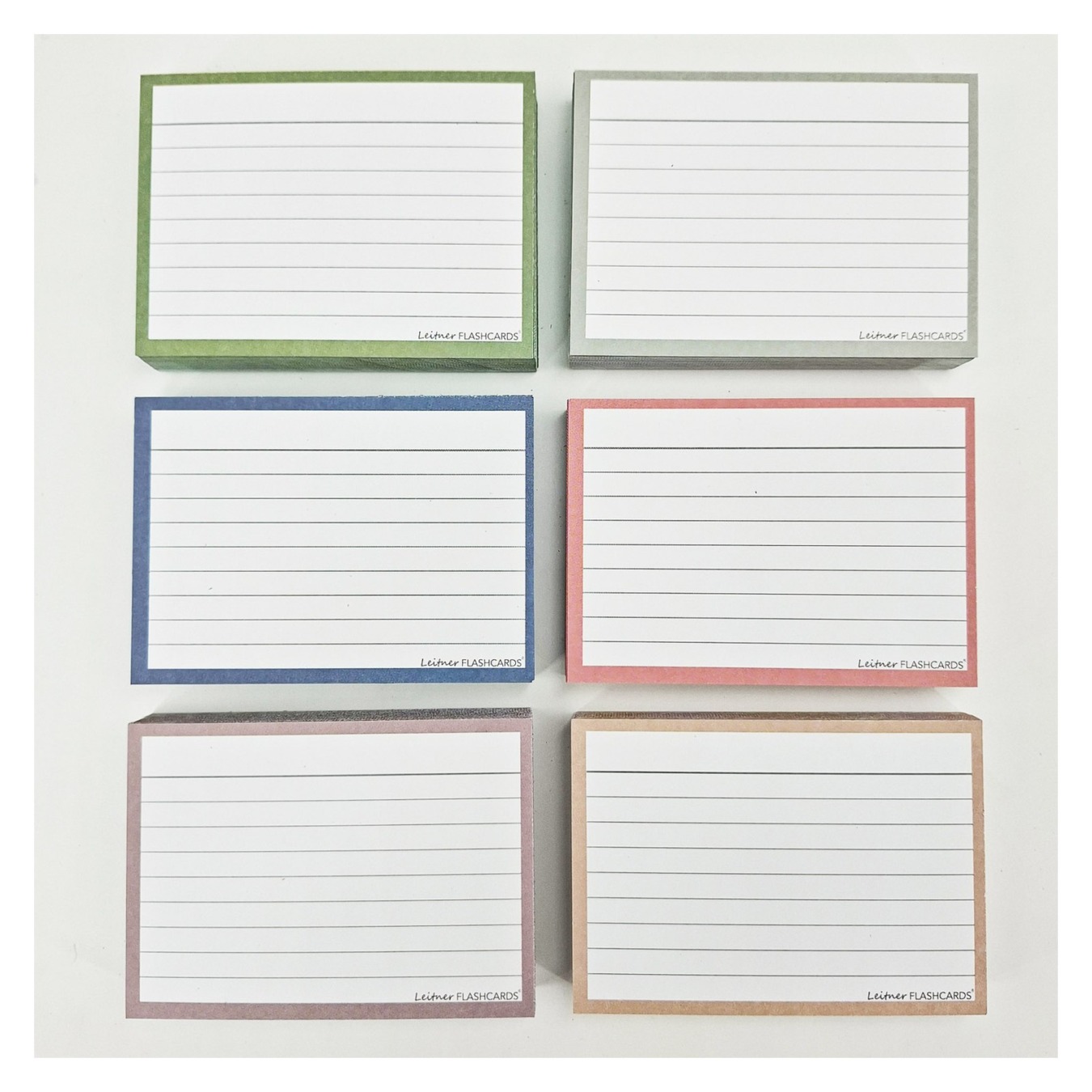 Leitner Flashcards A7 Gelinieerd Nature Familie