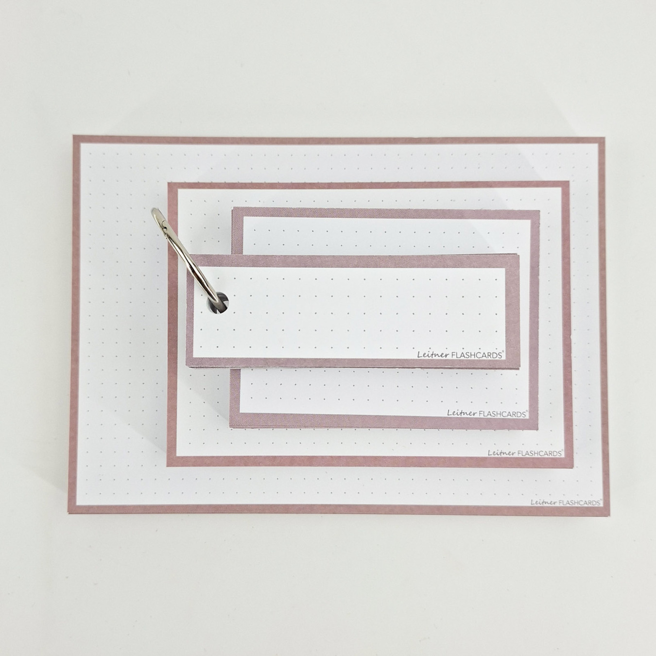 Leitner Flashcards Nature Familiefoto Greige