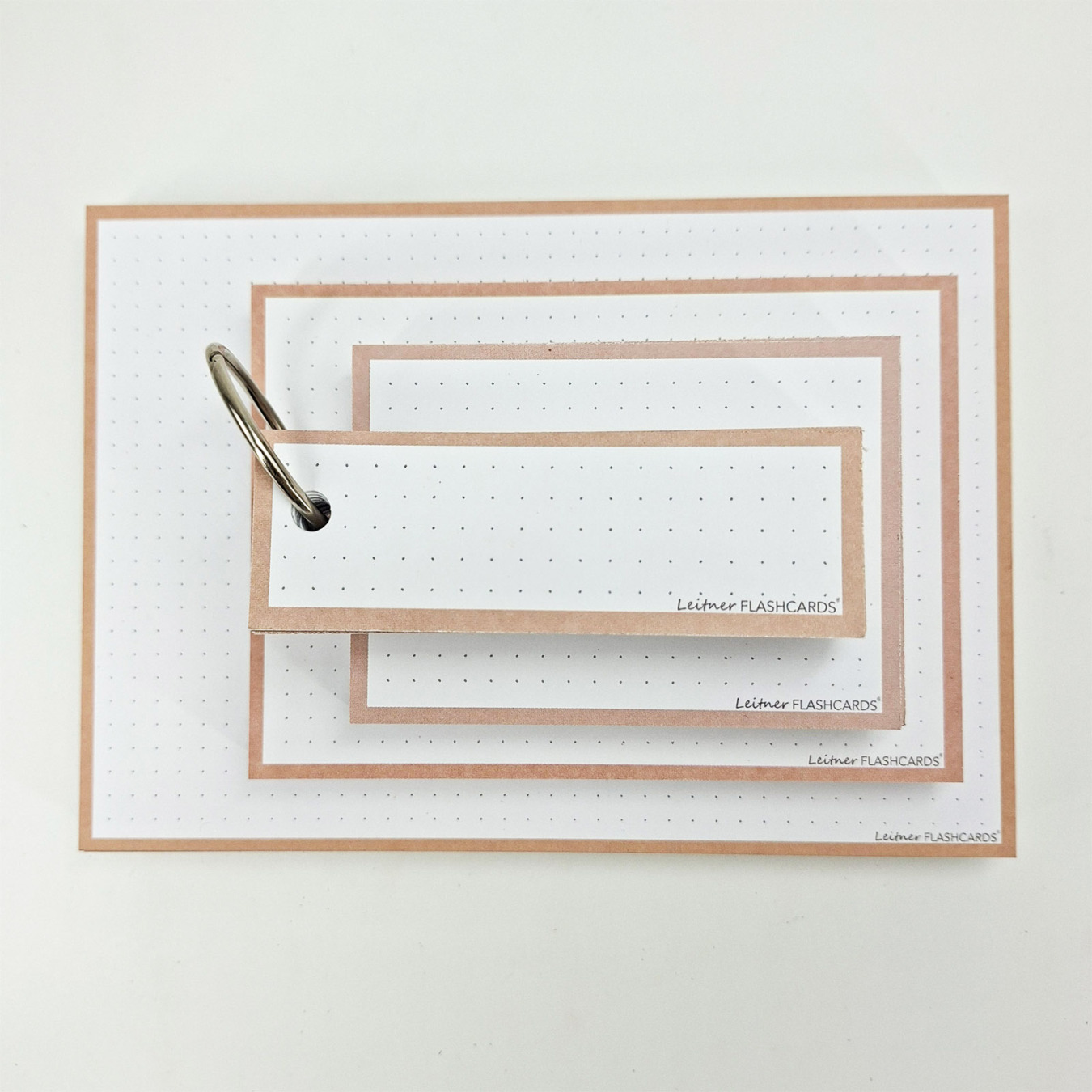 Leitner Flashcards Nature Familiefoto alle Zand