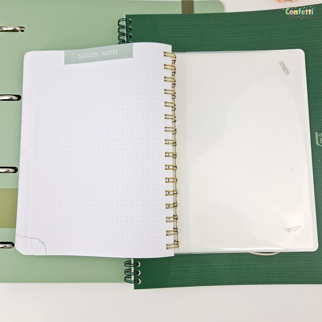 Brunnen Agenda Dagplanner A5 2025-2026 12 mnd Little Plants-1