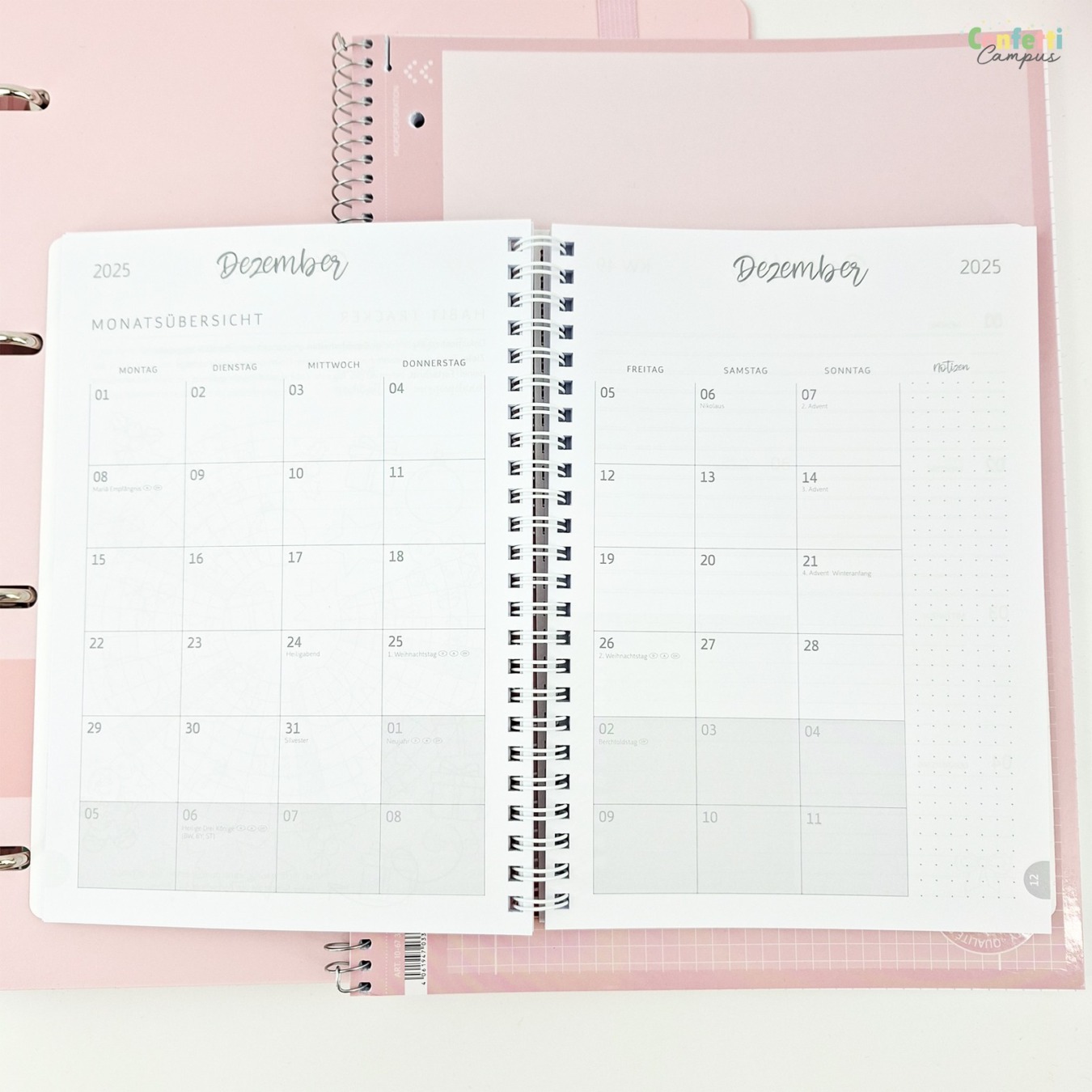 Brunnen Agenda Weekplanner A5 2026-2026 12 mnd Binnenkant