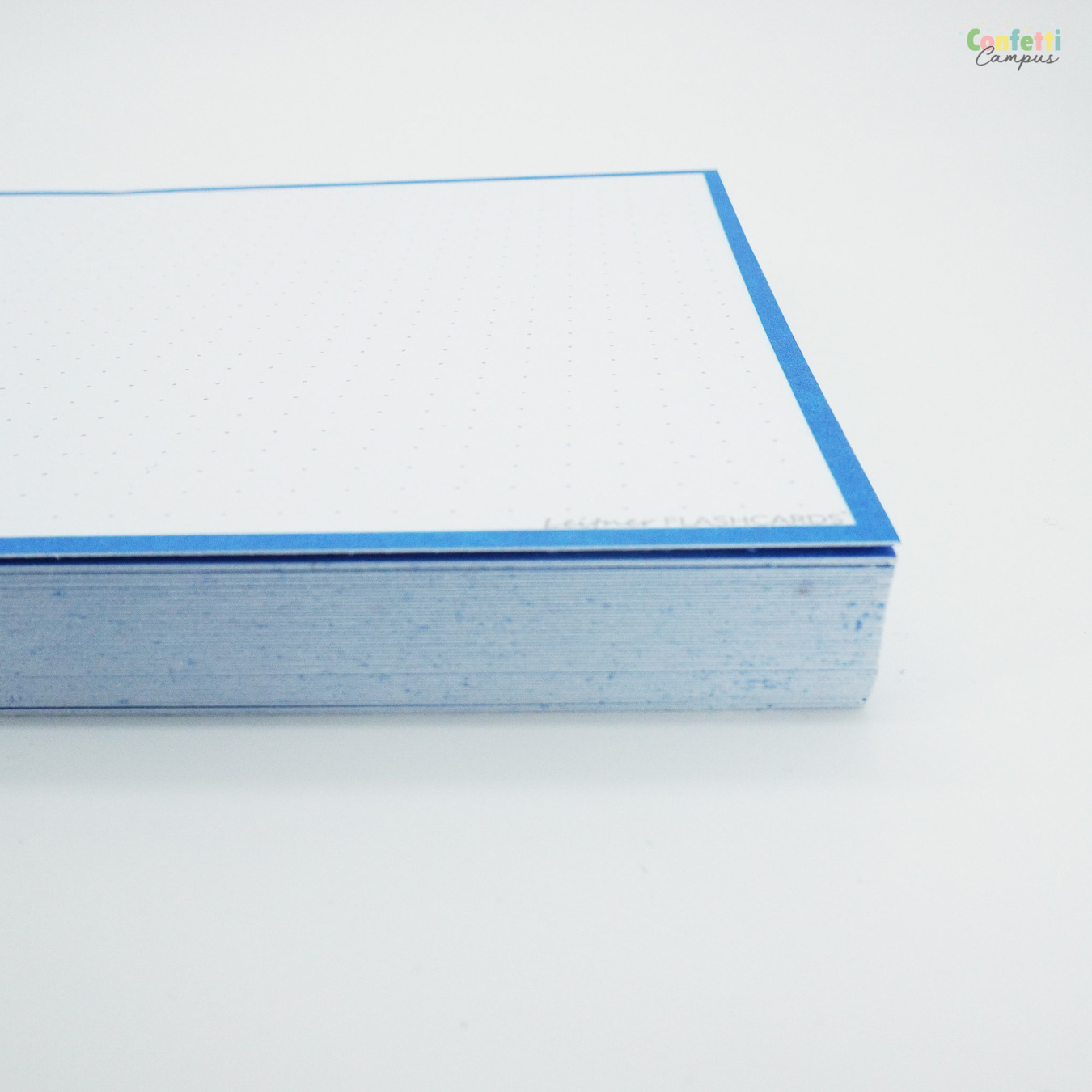 Leitner Flashcards A5 Dotted Blauw