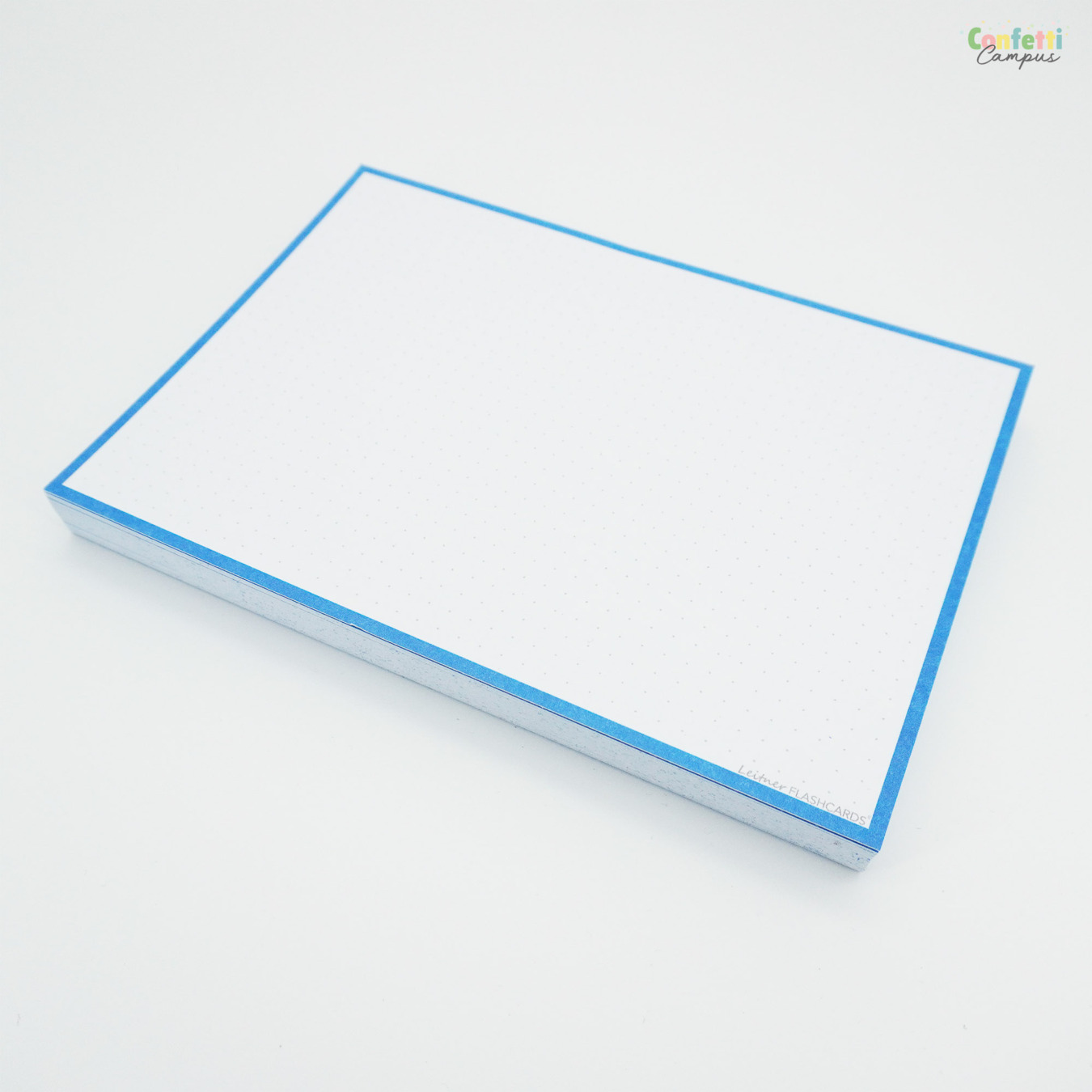 Leitner Flashcards A5 Dotted Blauw