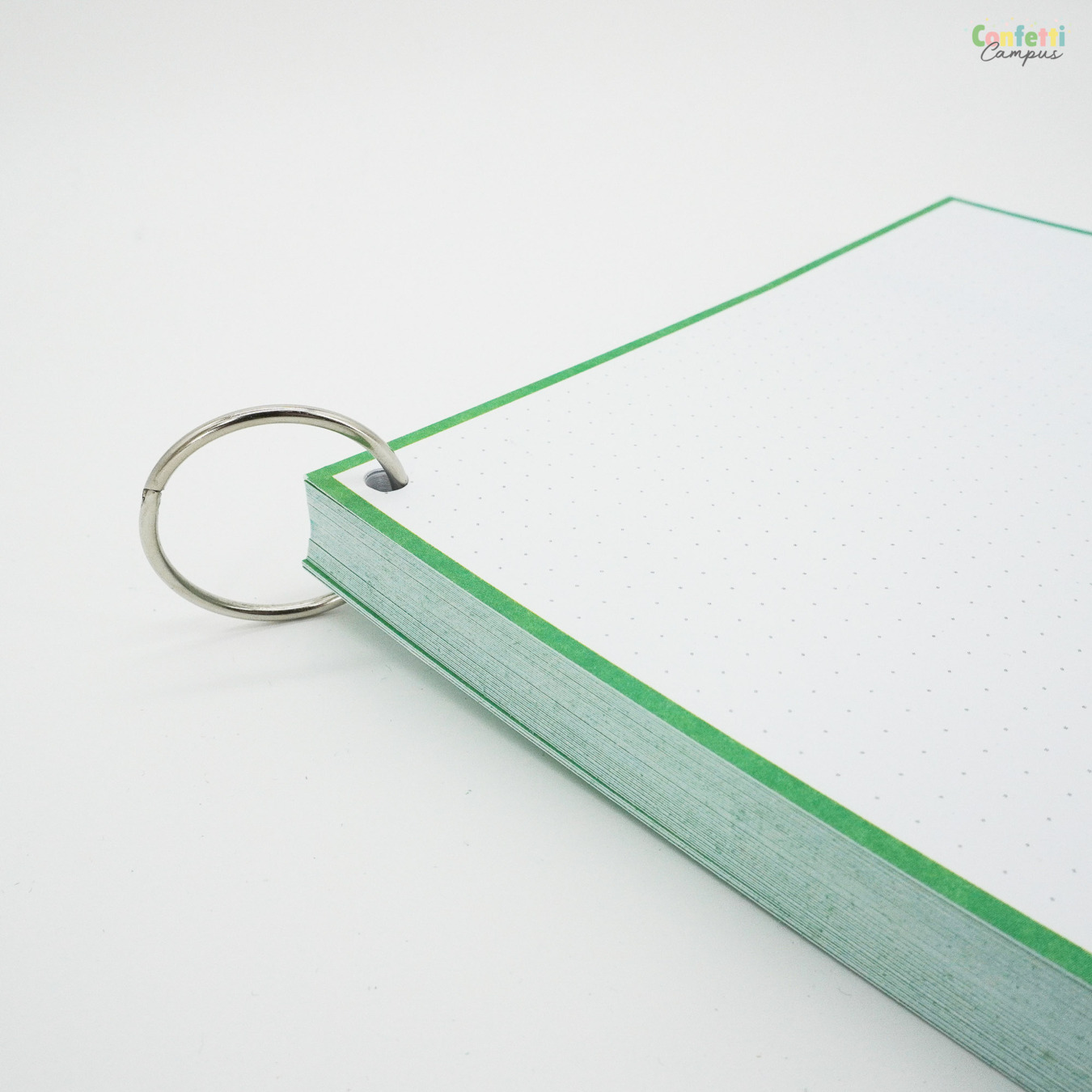 Leitner Flashcards A5 Dotted Groen