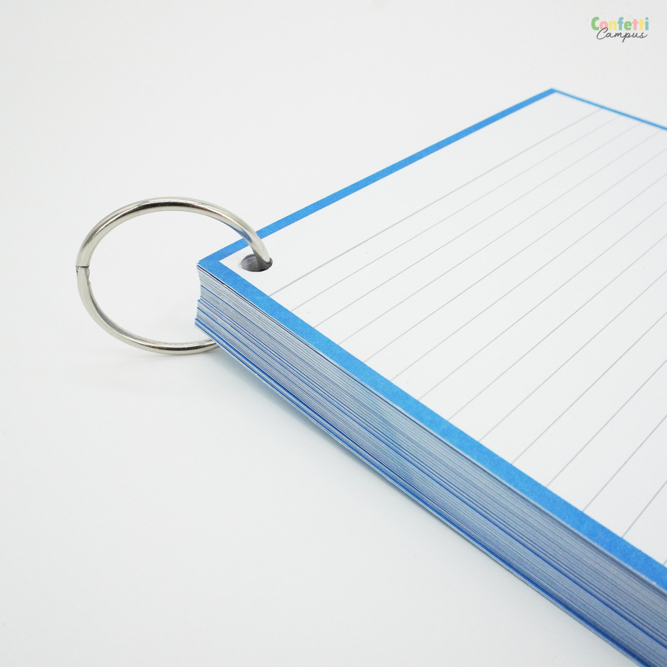 Leitner Flashcards A5 Gelinieerd Blauw