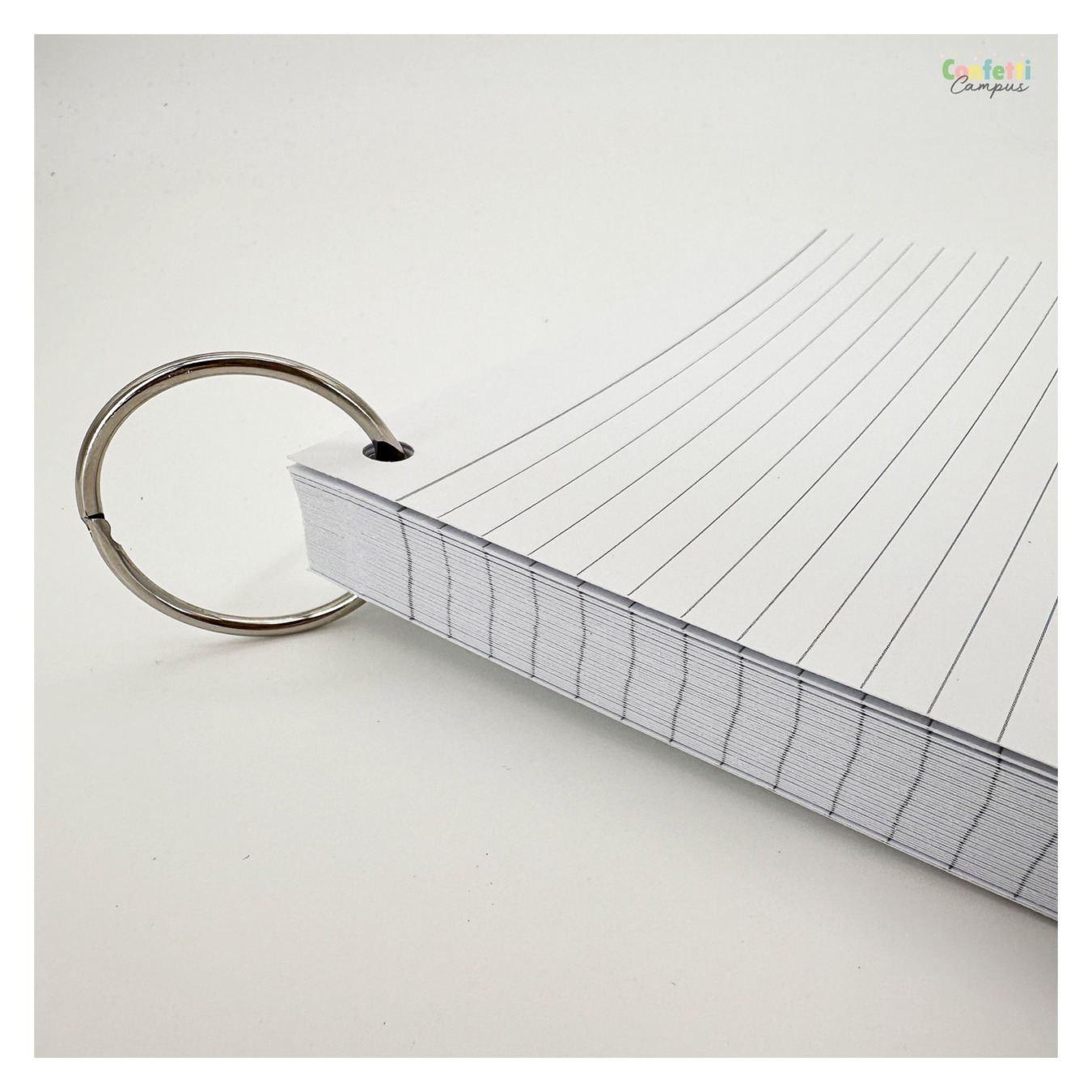 Leitner Flashcards A5 Gelinieerd Wit