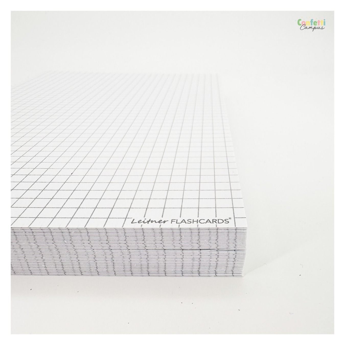 Leitner Flashcards A5 Geruit 5 x 5 mm Wit