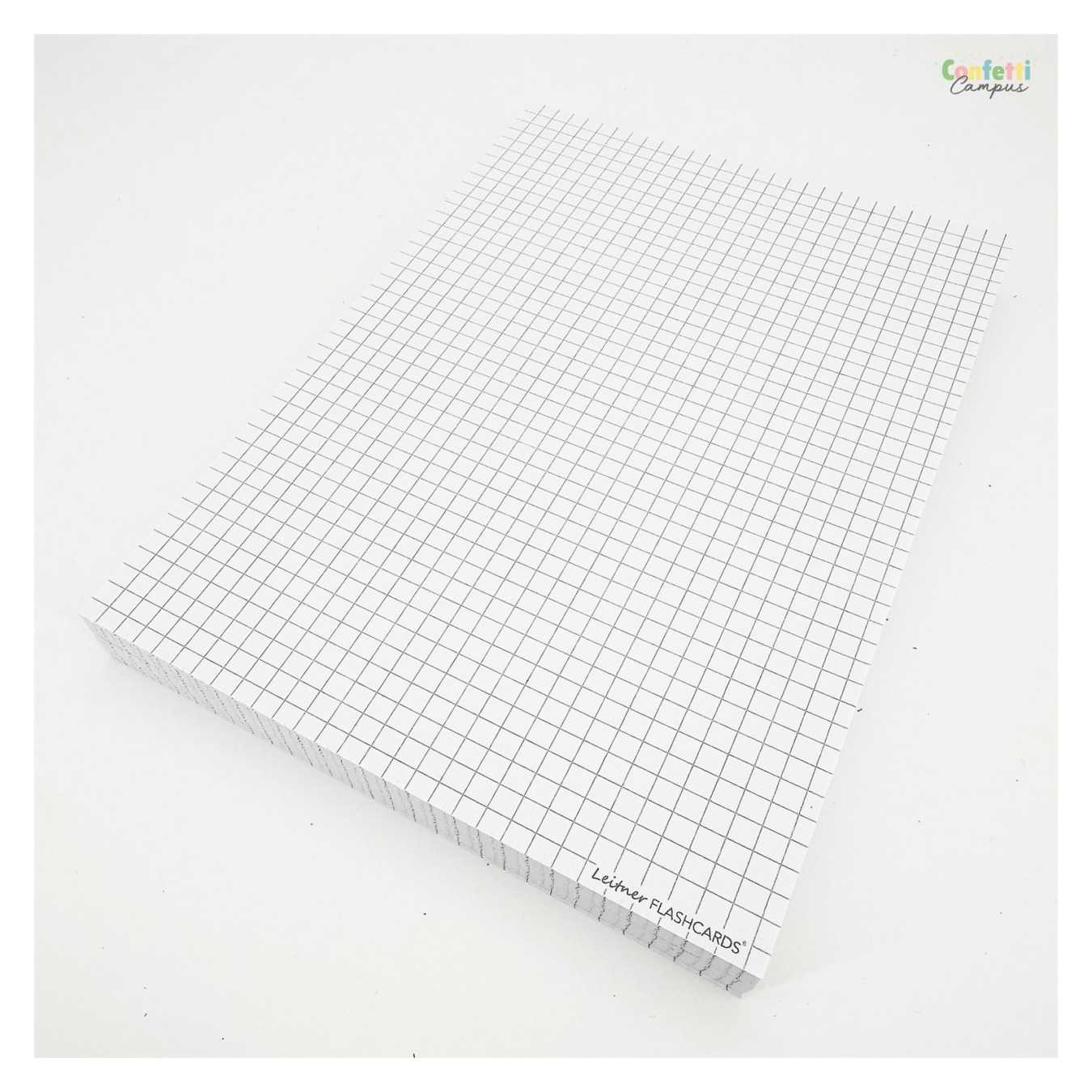 Leitner Flashcards A5 Geruit 5 x 5 mm Wit