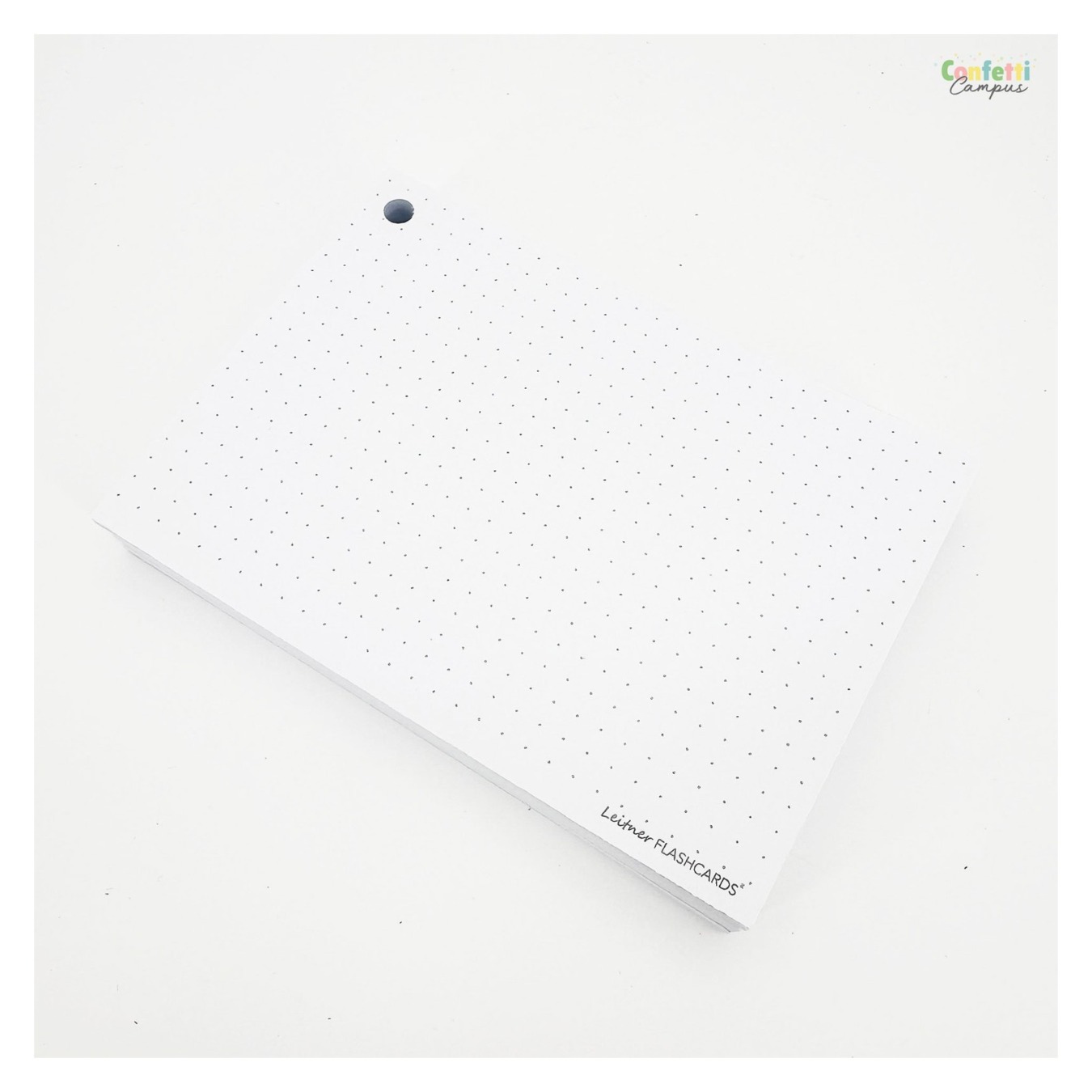 Leitner Flashcards A6 Dotted Wit Detail-4