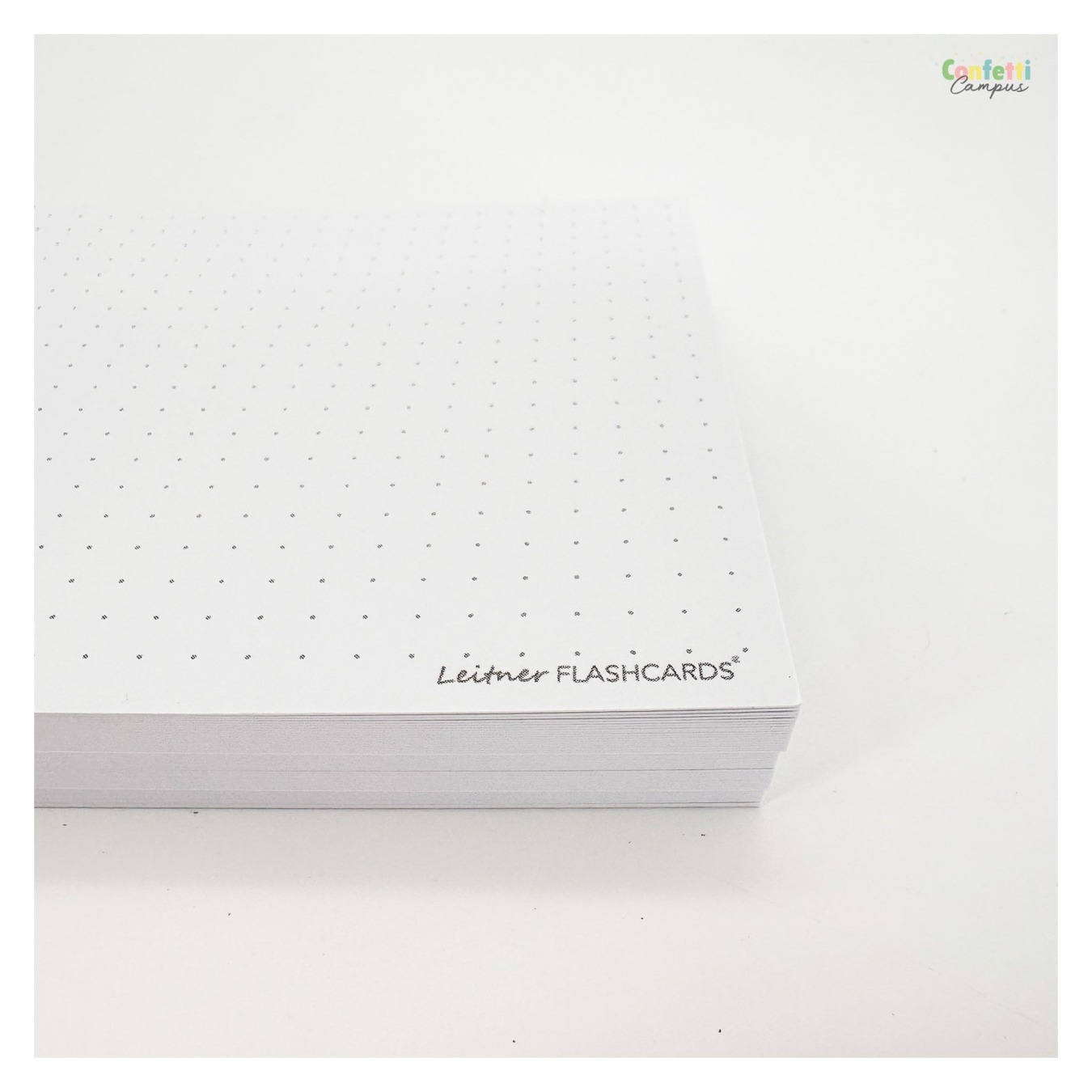 Leitner Flashcards A6 Dotted Wit Detail-4