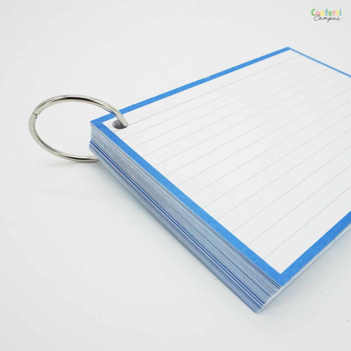 Leitner Flashcards A6 Gelinieerd Blauw-4