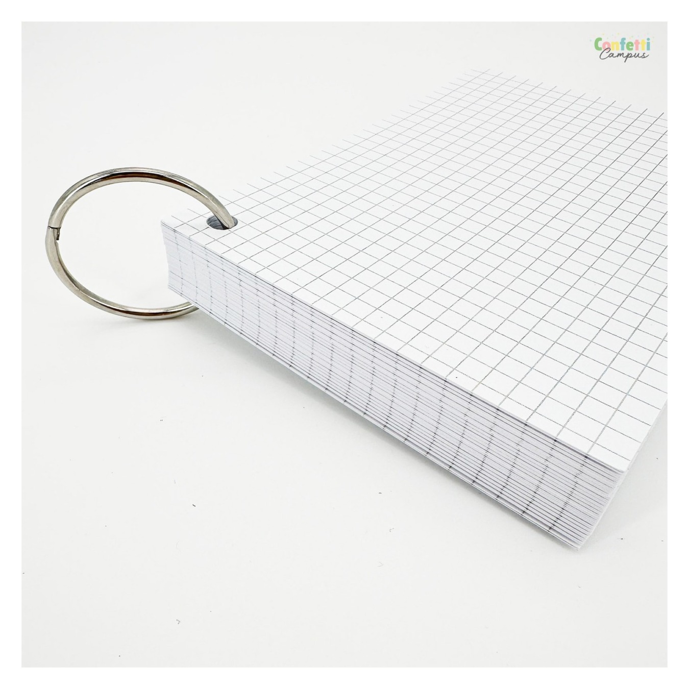 Leitner Flashcards A6 Geruit 5 x 5 mm Wit