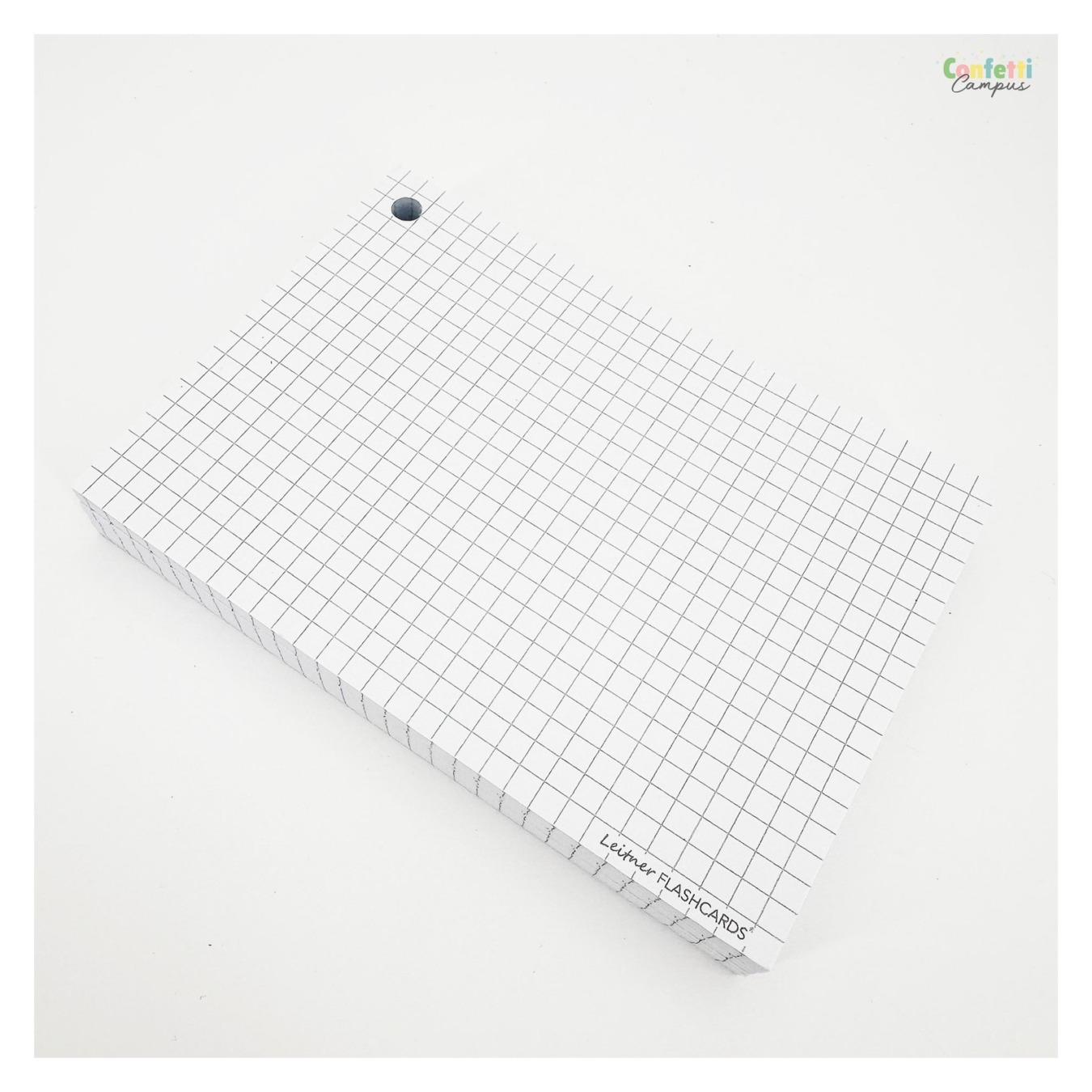 Leitner Flashcards A6 Geruit 5 x 5 mm Wit