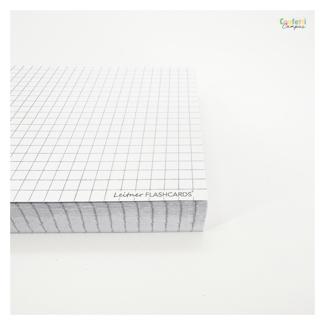 Leitner Flashcards A6 Geruit 5 x 5 mm Wit