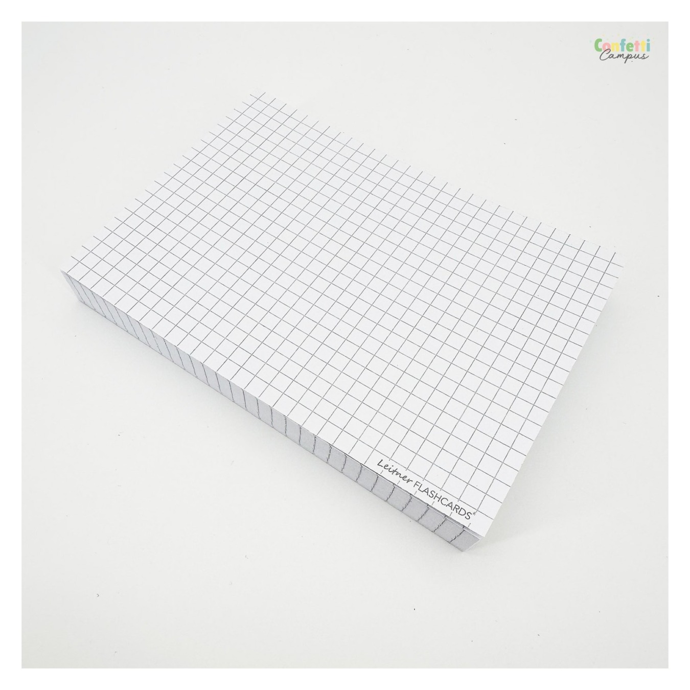 Leitner Flashcards A6 Geruit 5 x 5 mm Wit
