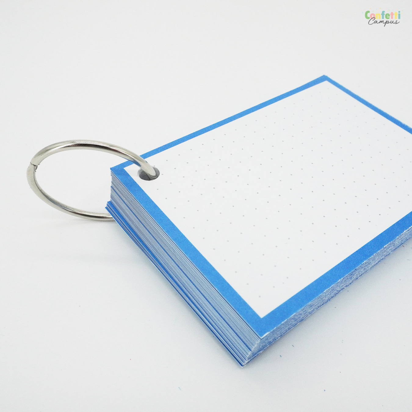 Leitner Flashcards A7 Dotted Blauw-1