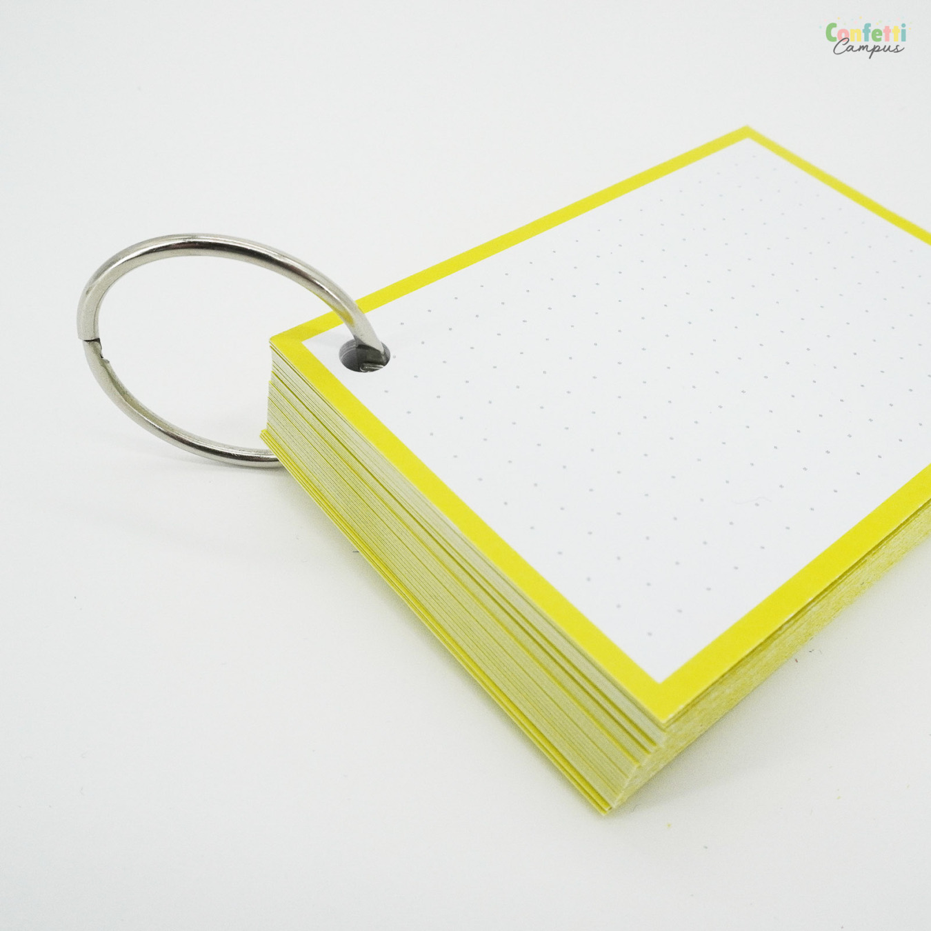 Leitner Flashcards A7 Dotted Geel-6