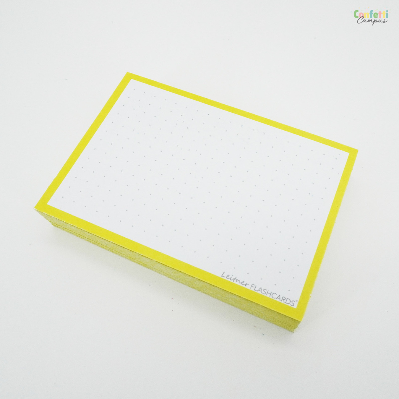 Leitner Flashcards A7 Dotted Geel-6