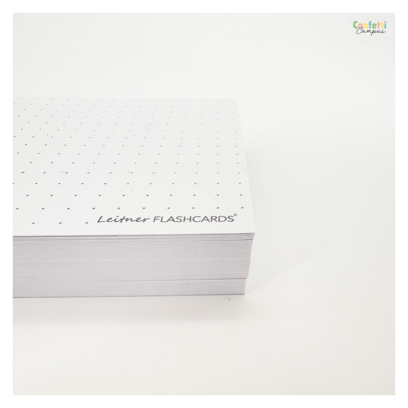 Leitner Flashcards A7 Dotted Wit