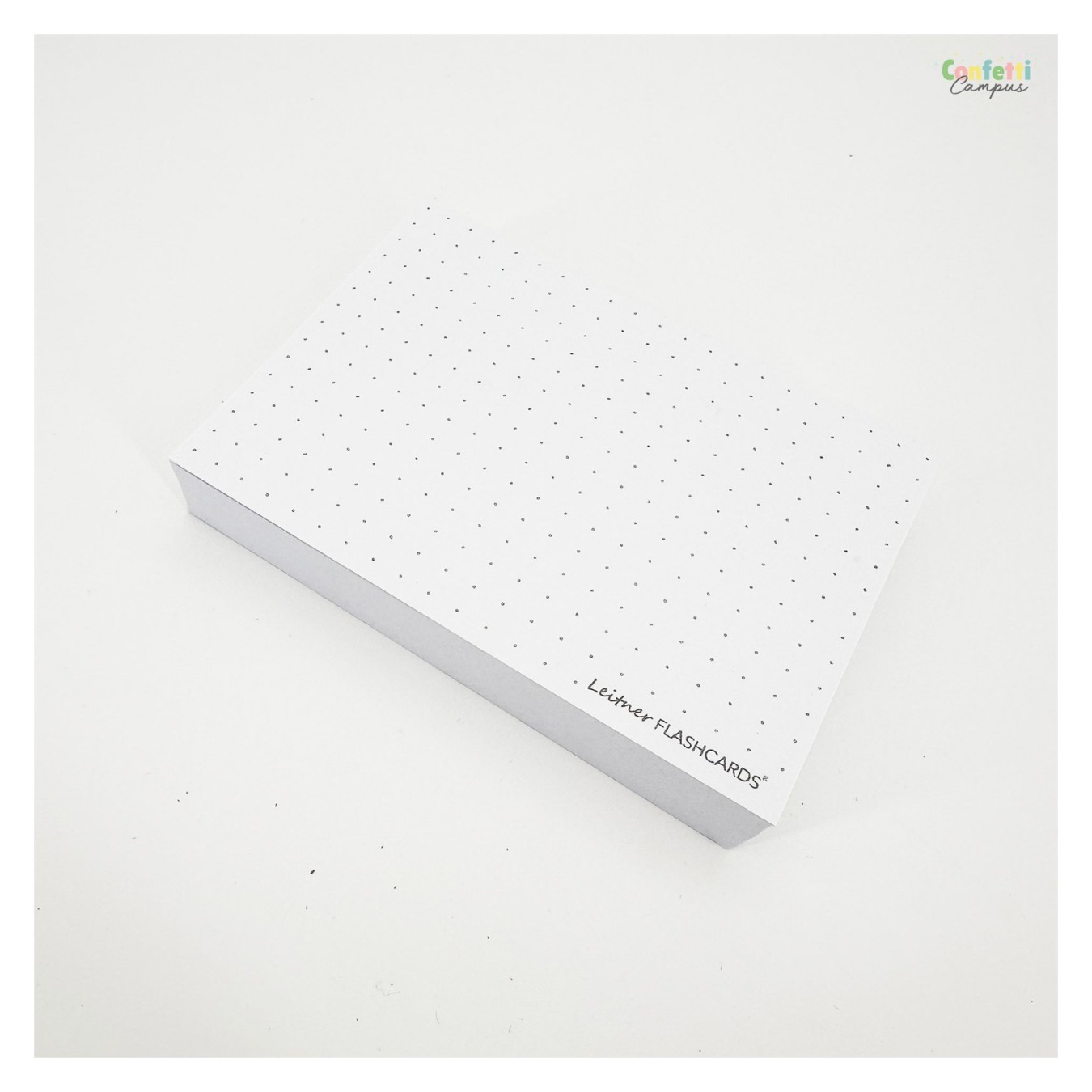 Leitner Flashcards A7 Dotted Wit
