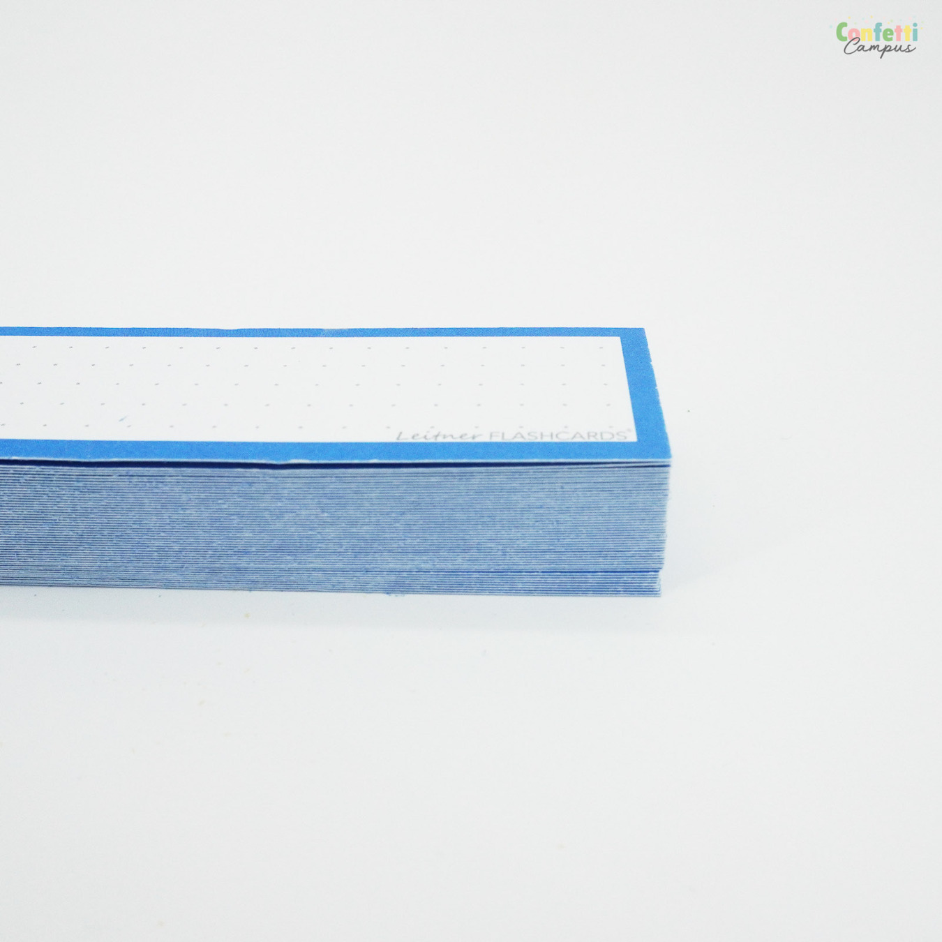 Leitner Flashcards Half Dotted Blauw