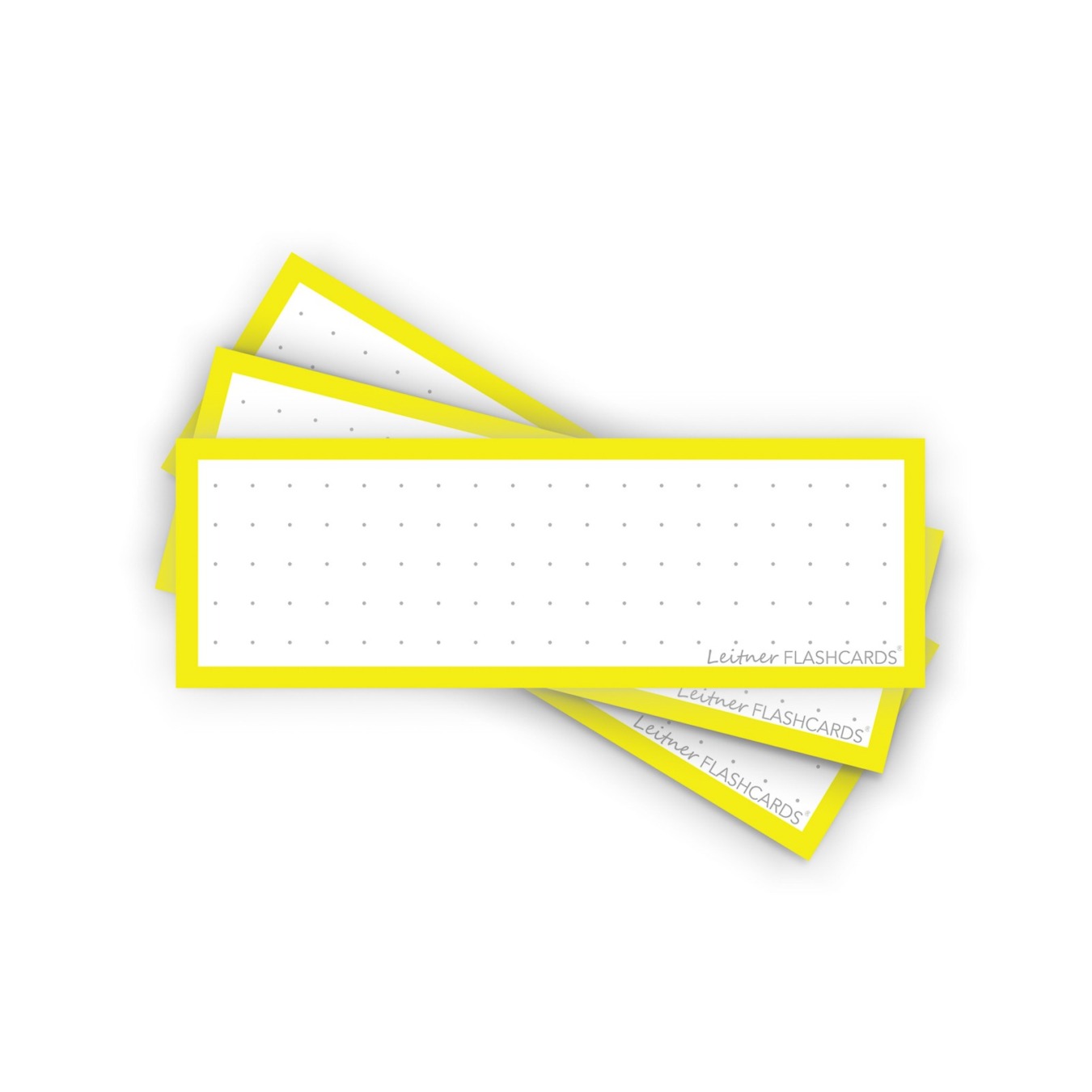 Leitner Flashcards Half Dotted Geel