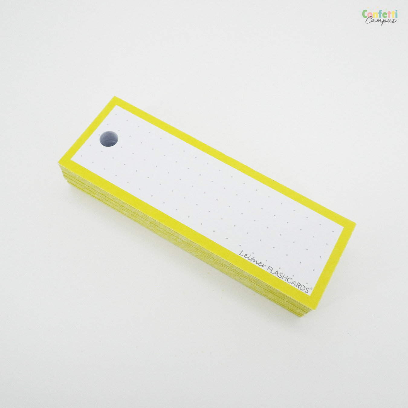 Leitner Flashcards Half Dotted Geel