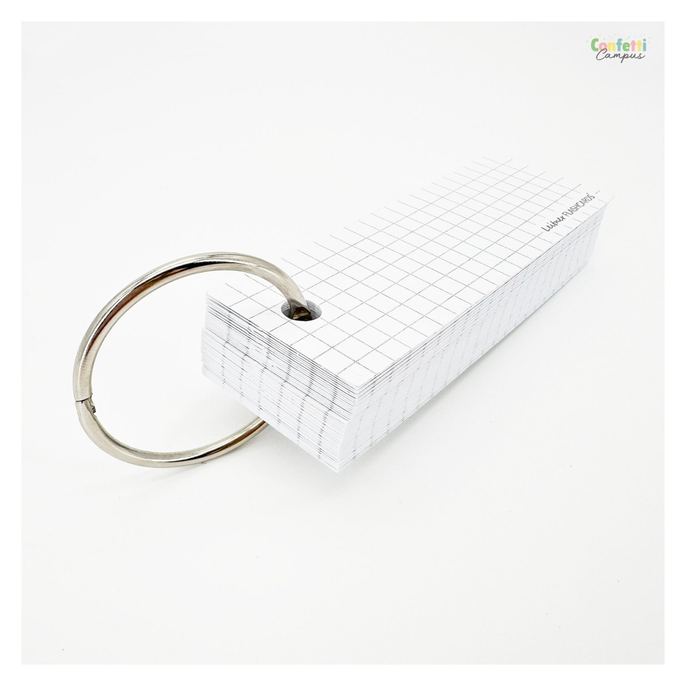 Leitner Flashcards Half Geruit 5 x 5 mm Wit