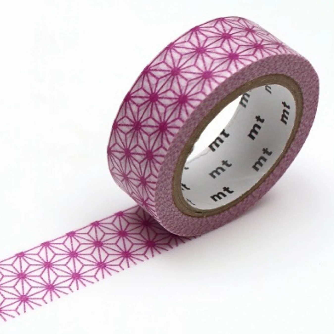 MT Washi Tape deco Asanoha wakamurasaki