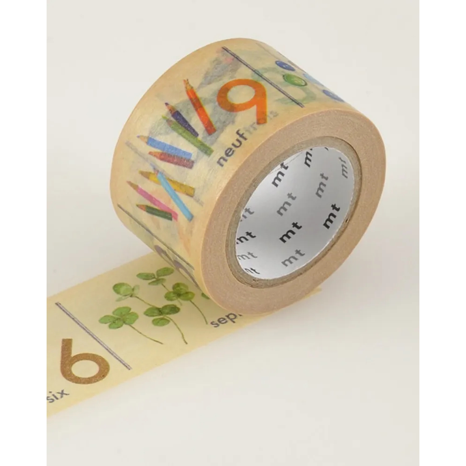 MT Ex Citrus Washi Tape – Dekoratives Klebeband, 15 Mm Breit, 7 M Lang, Wasserfest & Abziehbar
