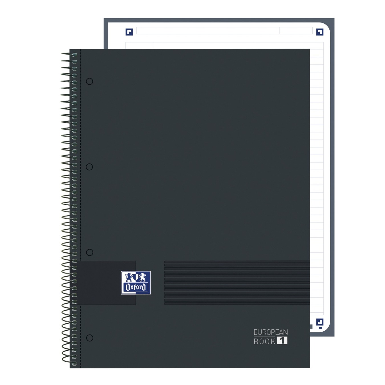 Oxford A4+ European Book 1 Hardcover Gelinieerd Zwart