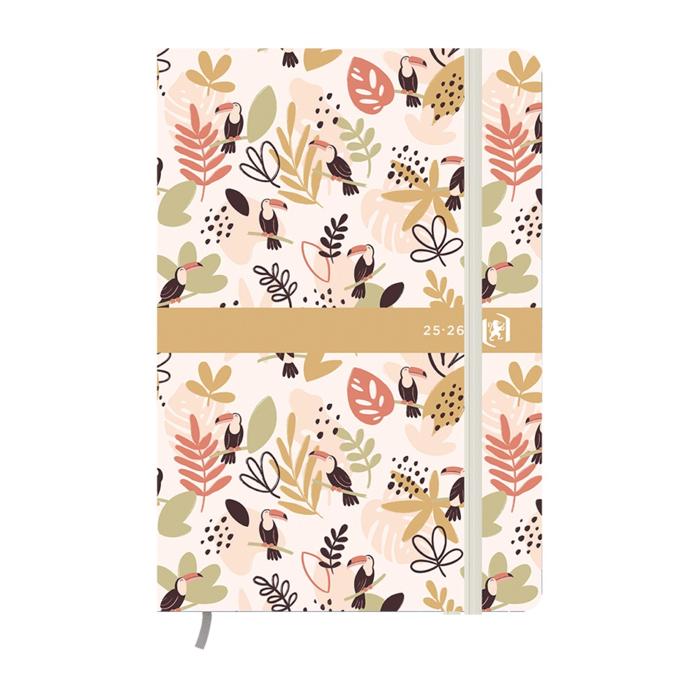 Oxford Agenda Dagplanner Camille 2025-2026 12 X 18 cm Beige