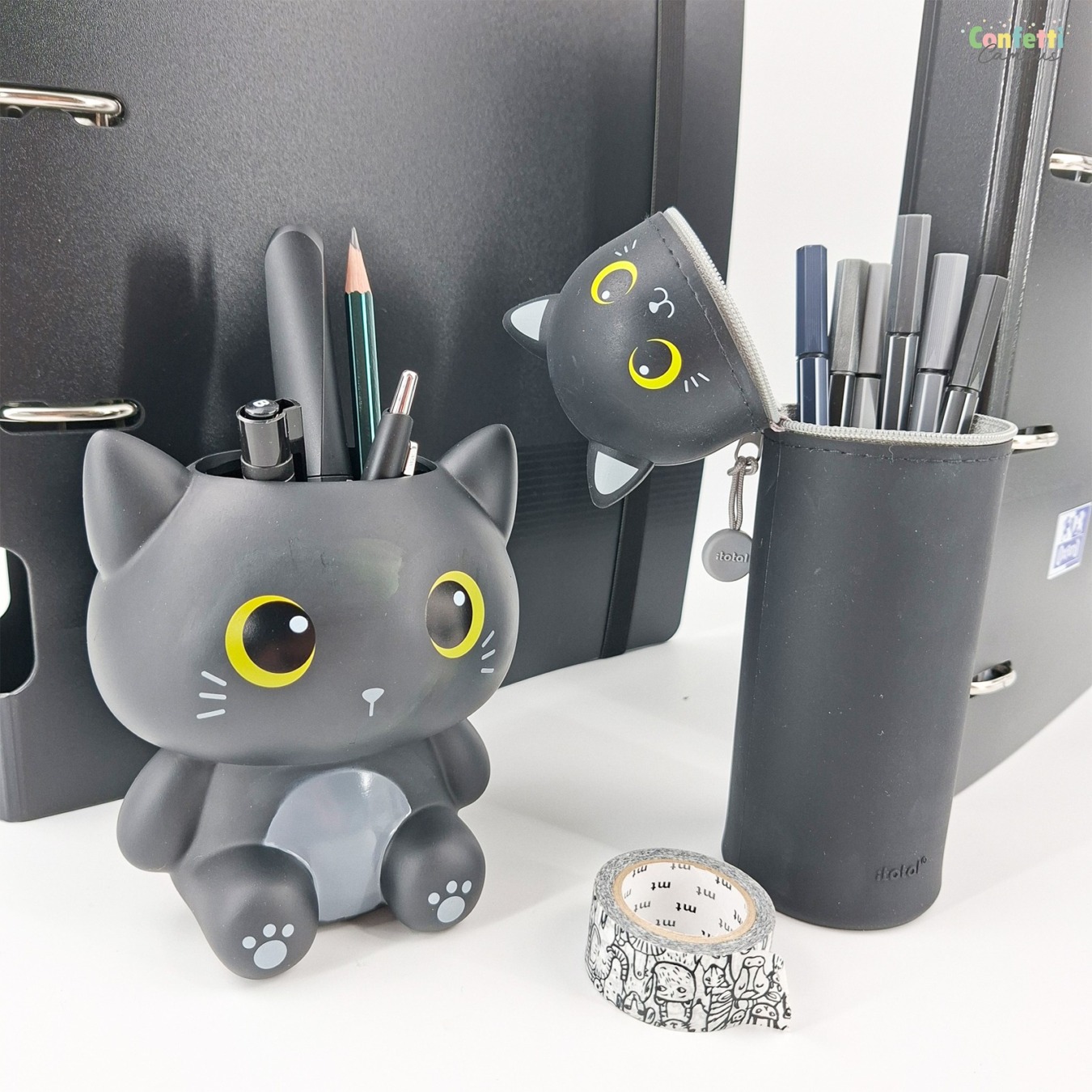 i-Total Pennenhouder Black Cat