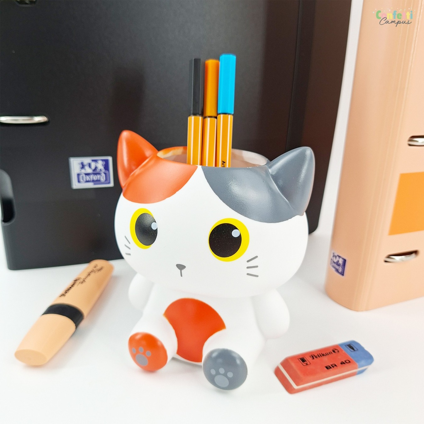 i-Total Pennenhouder Orange Cat
