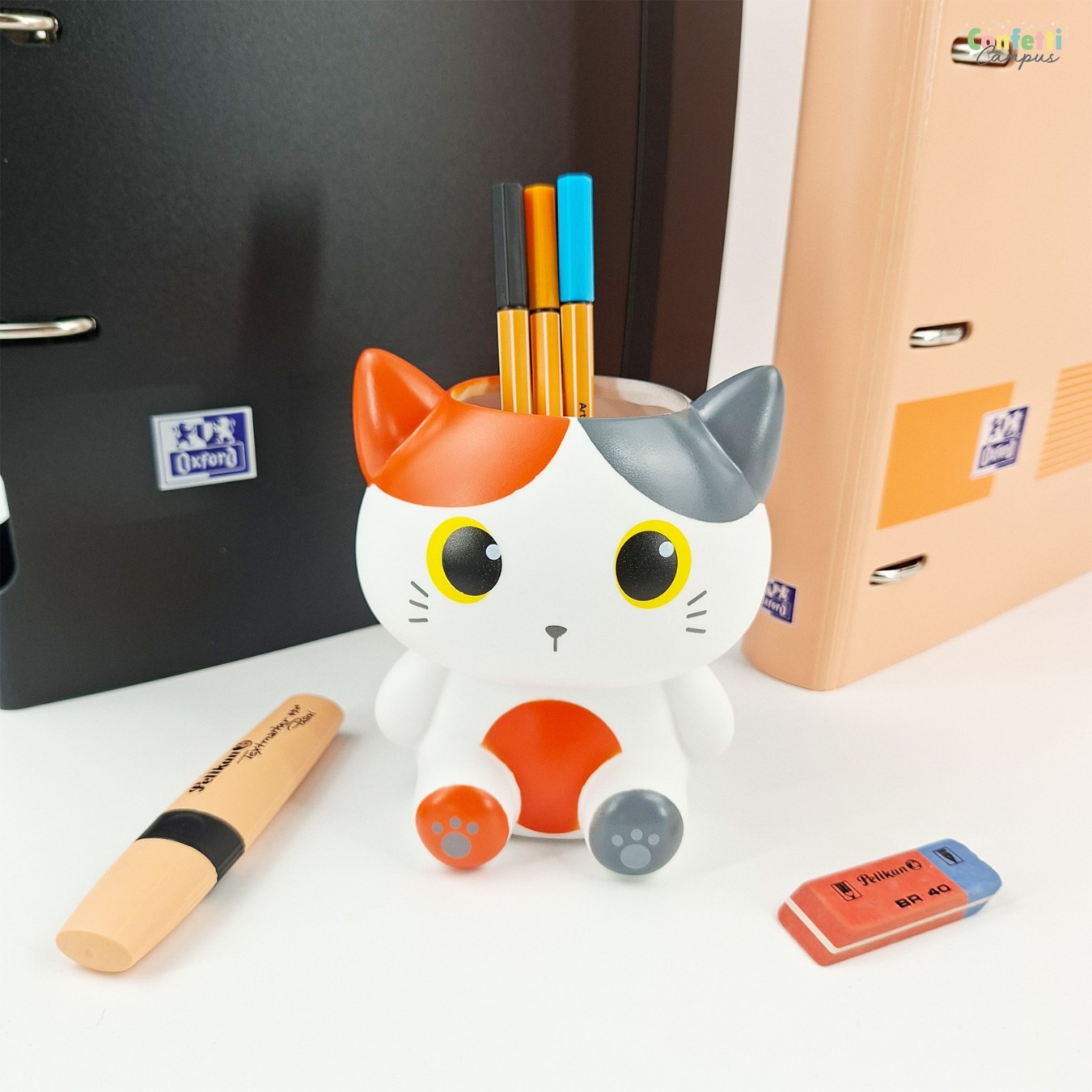 i-Total Pennenhouder Orange Cat