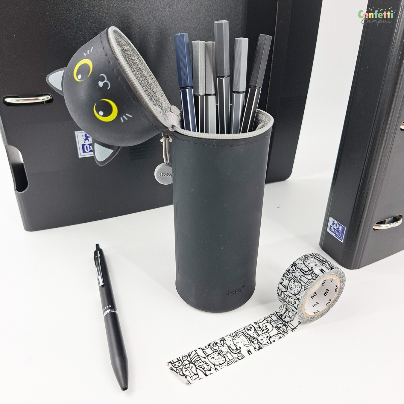 i-Total Siliconen Etui Black Cat