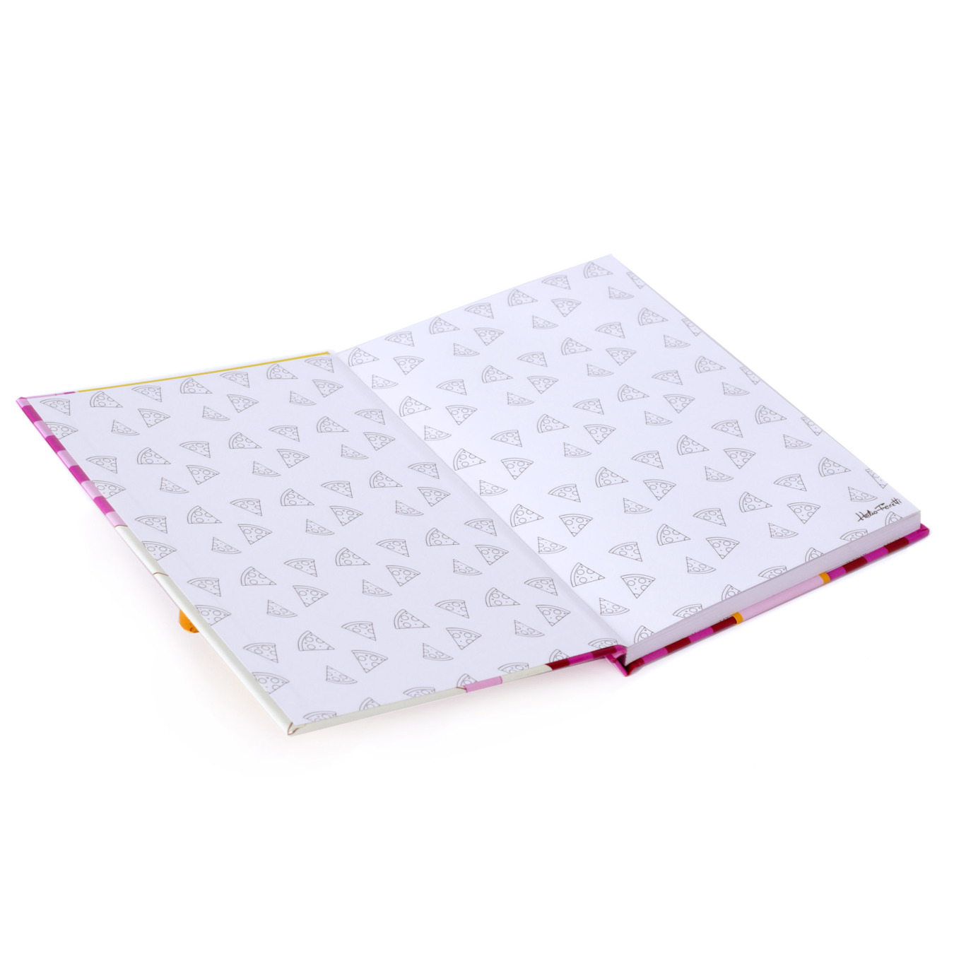 Helio Ferretti Notitieboek A5 Blanco Squishy Pizza Pink binnenkant