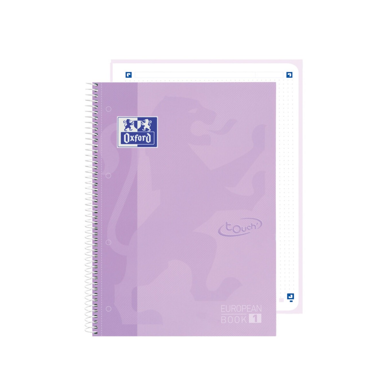 Oxford A4+ European Book 1 Hardcover Dotted Pastel Lila