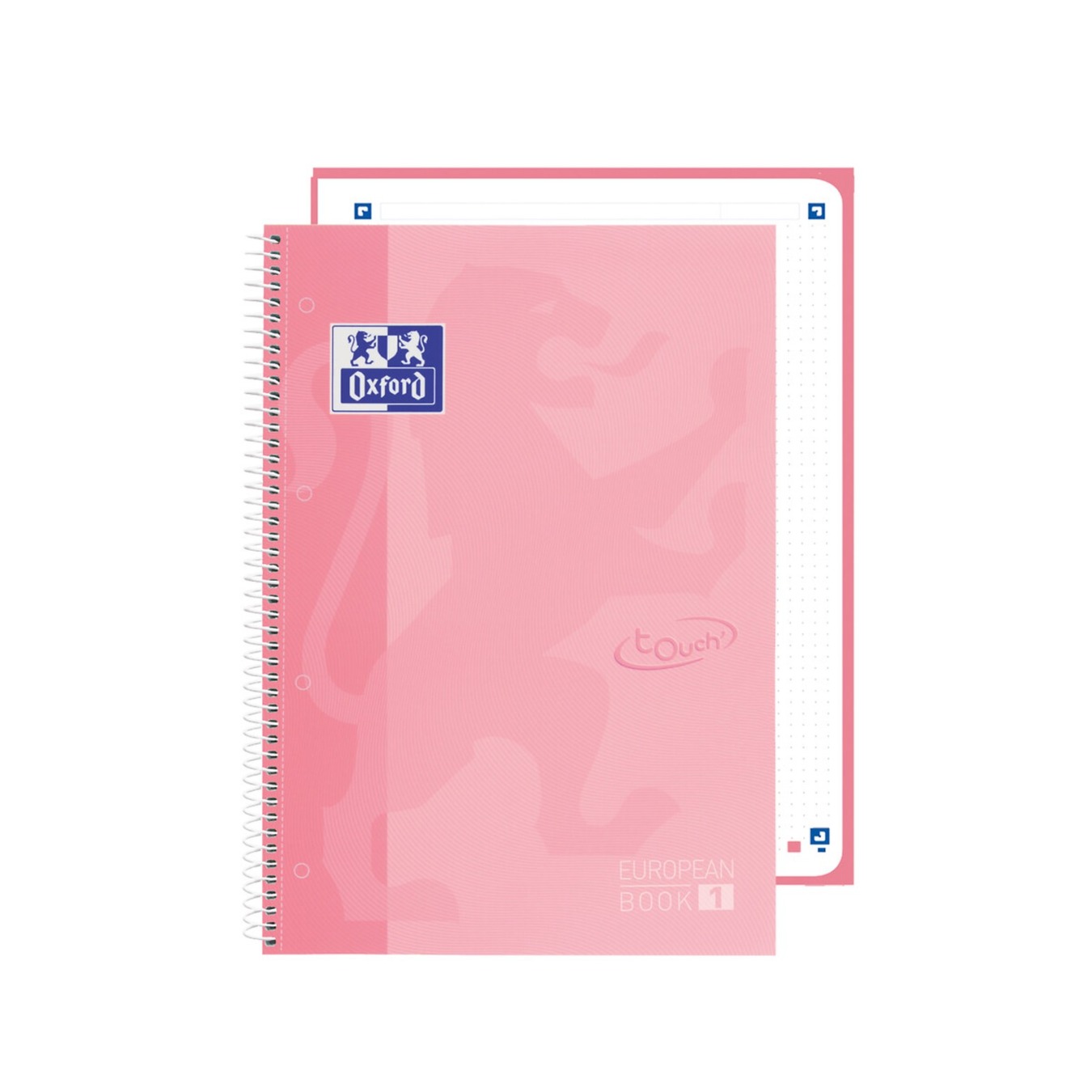 Oxford A4+ European Book 1 Hardcover Dotted Pastel Roze